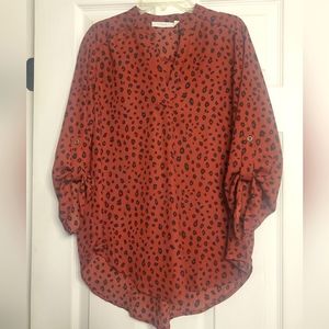Animal print top